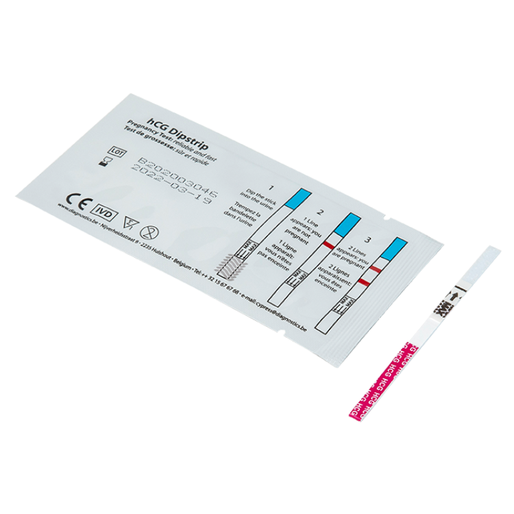 HCG dipstrip (homiladorlikning erta tashxisi uchun)